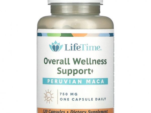 LifeTime Vitamins, Перуанская мака, 750 мг, 120 капсул