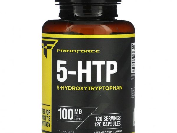 Primaforce, 5-HTP, 100 мг, 120 капсул