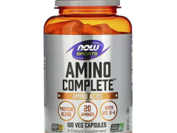 NOW Foods, Amino Complete, аминокислотный комплекс, 120 вегетарианских капсул