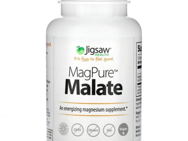 Jigsaw Health, MagPure малат, 120 капсул
