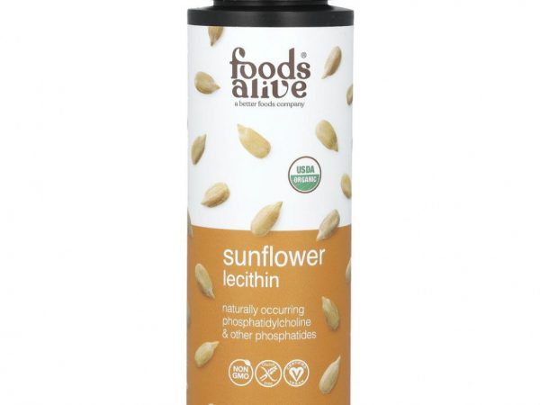 Foods Alive, Подсолнечный лецитин, 236 мл (8 жидк. Унций)