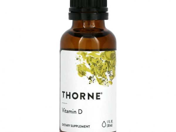 Thorne Research, витамин D в жидкой форме, 30 мл (1 жидк. унция)