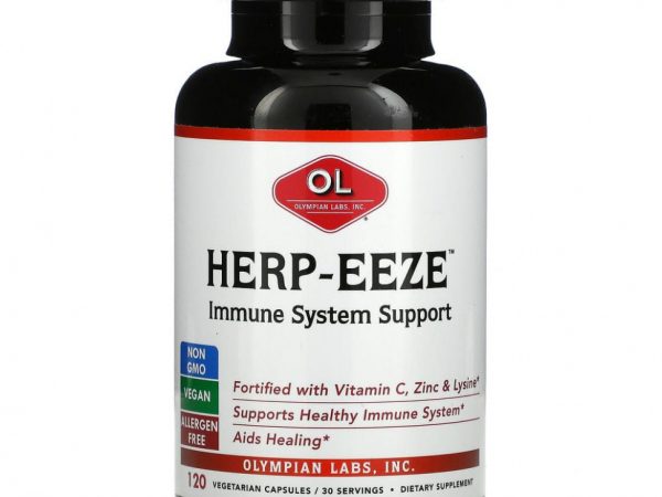 Olympian Labs, Herp-Eeze, 120 вегетарианских капсул