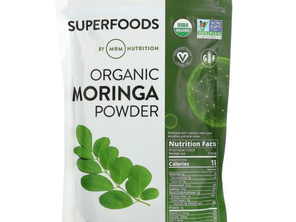 MRM, органический порошок из моринги, 240 г (8,5 унций)