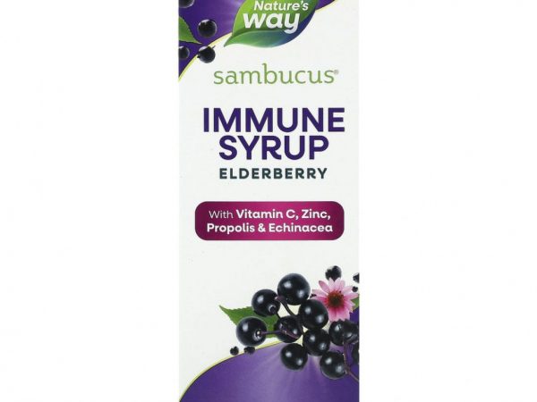 Nature's Way, сироп с бузиной для поддержания иммунитета, стандартизированный, 240 мл (8 жидк. унций)
