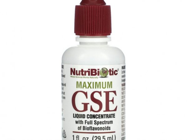 NutriBiotic, Maximum GSE, жидкий концентрат, 29,5 мл (1 жидкая унция)