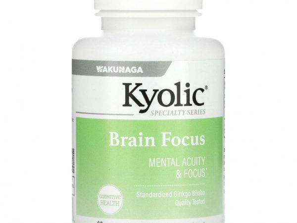 Kyolic, Brain Focus, 60 вегетарианских капсул