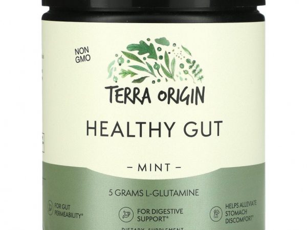 Terra Origin, добавка для нормализации функций желудочно-кишечного тракта, вкус мяты, 222 г (7,83 унции)