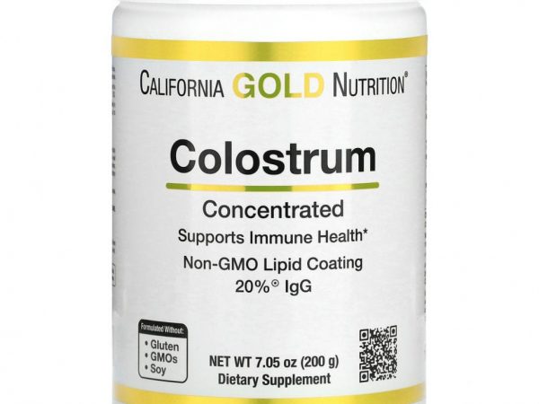 California Gold Nutrition, концентрированное молозиво в порошке, 200 г (7,05 унции)