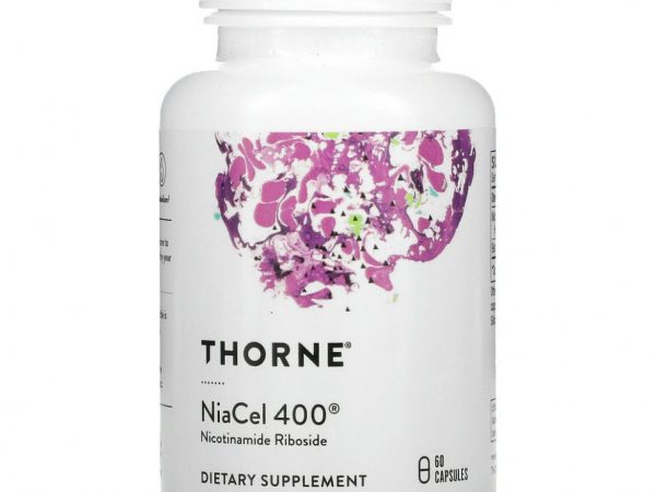 Thorne Research, NiaCel 400, 60 капсул