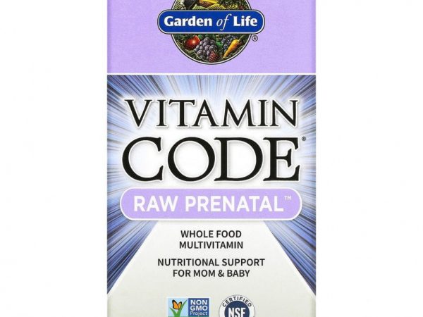 Garden of Life, Vitamin Code, RAW Prenatal, 90 вегетарианских капсул
