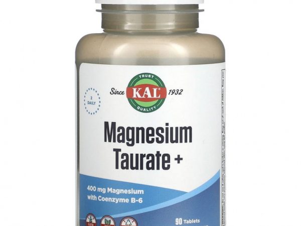 KAL, таурат магния плюс, 200 мг, 90 таблеток