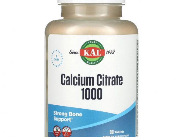 KAL, Цитрат кальция, 333 мг, 90 таблеток