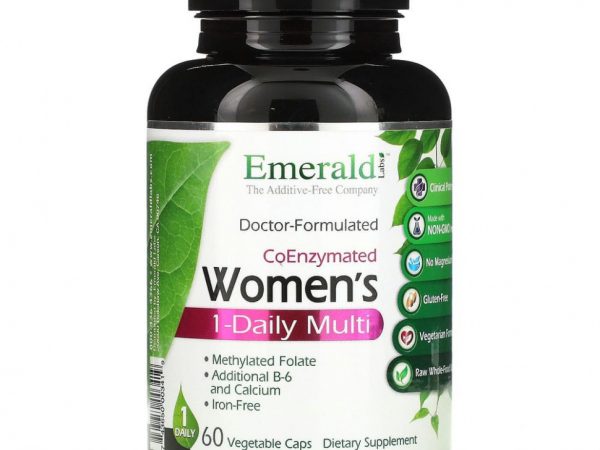 Emerald Laboratories, коферментный мультивитаминный комплекс для женщин, прием 1 раз в день, 60 вегетарианских капсул
