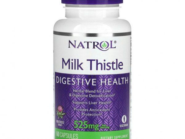 Natrol, Молочный чертополох, 262.5 мг, 60 капсул