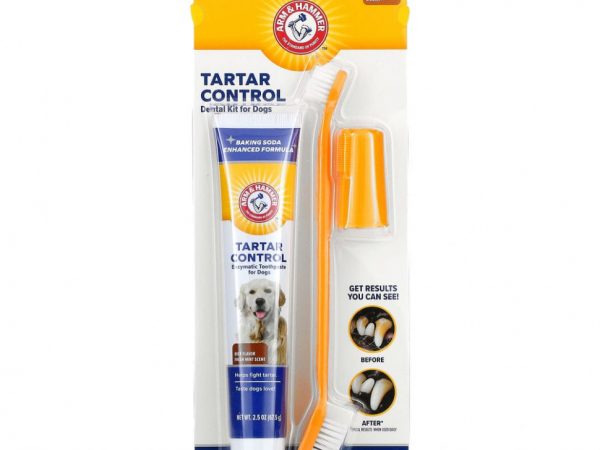 Arm & Hammer, Tartar Control, стоматологический набор для собак, говядина, набор из 3 предметов