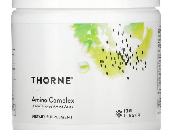 Thorne Research, аминокислотный комплекс, лимон, 231 г (8,1 унции)
