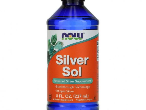 NOW Foods, Silver Sol, серебряная вода, 237 мл (8 жидк. унций)