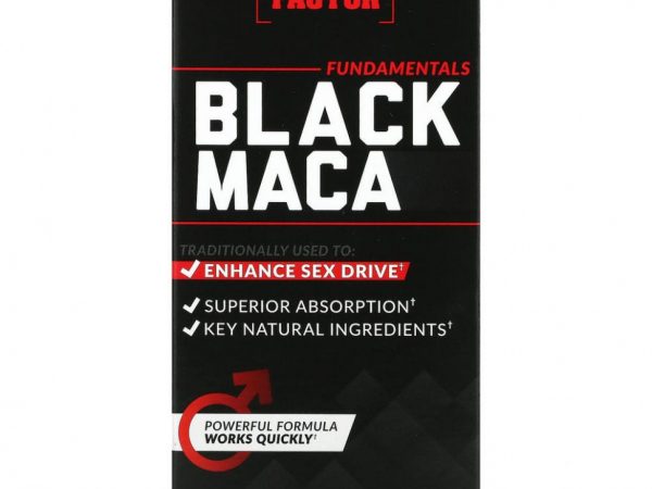 Force Factor, черная мака, 60 капсул