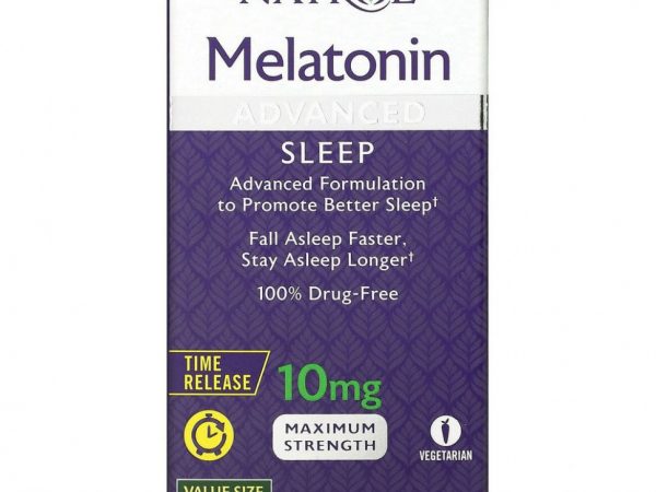 Natrol, Мелатонин, улучшенный сон, медленное высвобождение, 10 мг, 100 таблеток