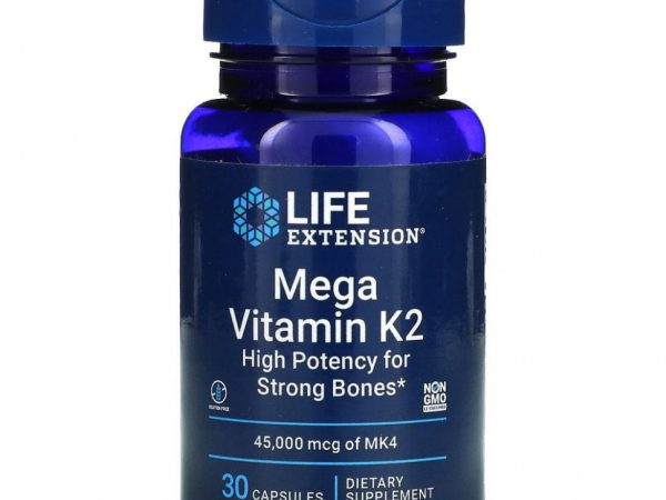 Life Extension, Mega Vitamin K2, 30 капсул