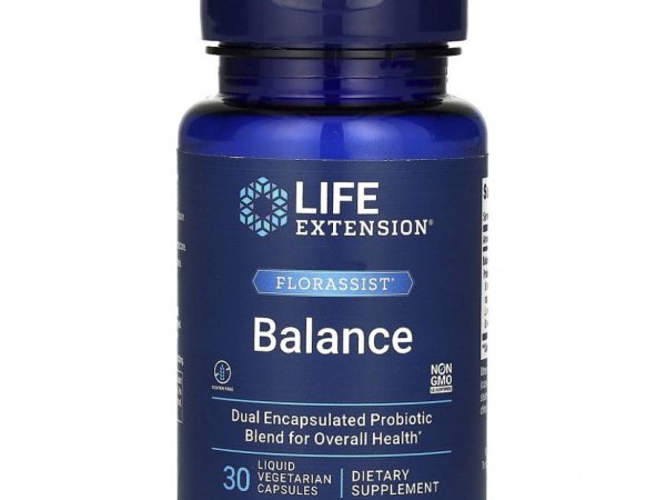 Life Extension, FLORASSIST Balance, 30 жидких вегетарианских капсул