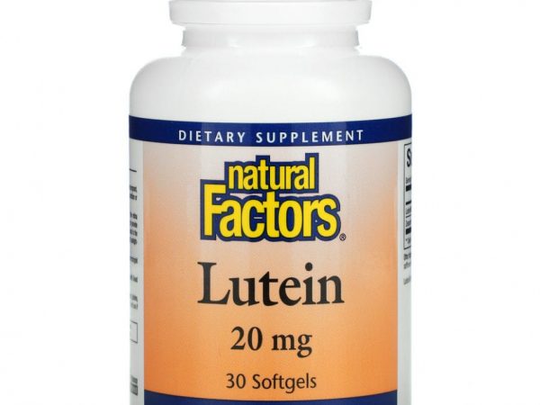 Natural Factors, лютеин, 20 мг, 30 мягких таблеток