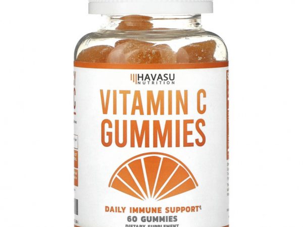 Havasu Nutrition, жевательные конфеты с витамином C, ежедневная поддержка иммунитета, 60 жевательных конфет