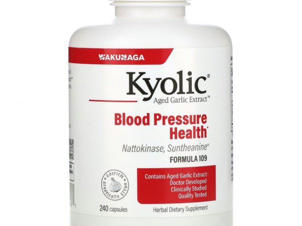 Kyolic, Состав №109 для нормализации артериального давления, 240 капсул