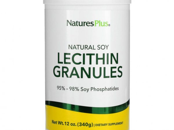 NaturesPlus, лецитин в гранулах, натуральная соя, 340 г (12 унций)