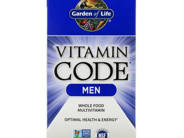 Garden of Life, Vitamin Code, мультивитамины из цельных продуктов для мужчин, 120 вегетарианских капсул