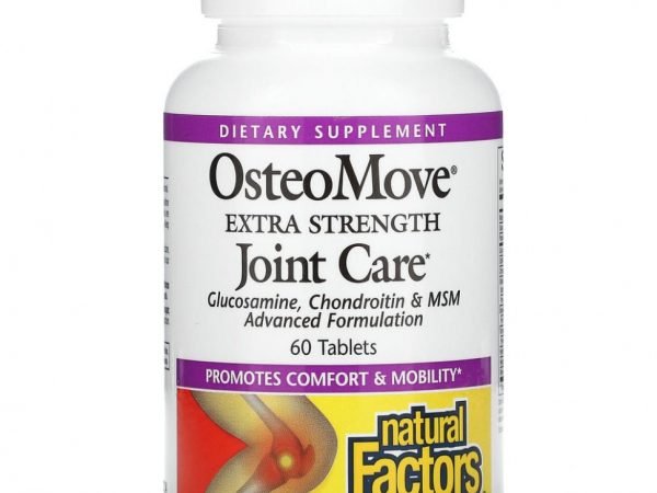 Natural Factors, OsteoMove, средство для поддержки суставов, 60 таблеток