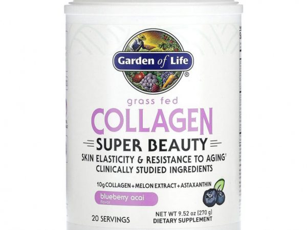 Garden of Life, Super Beauty, экологически чистый коллаген, черника и асаи, 270 г (9,52 унции)