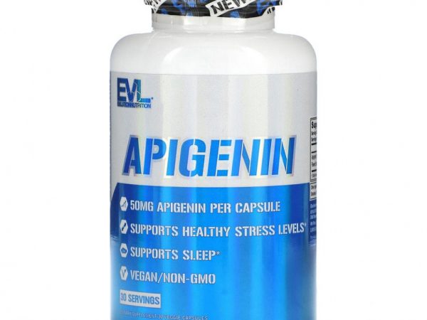 EVLution Nutrition, Апигенин`` 30 растительных капсул