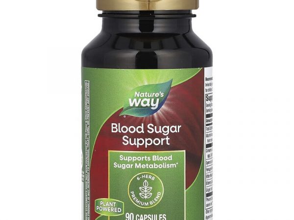 Nature's Way, регулирование уровня сахара в крови, 90 капсул