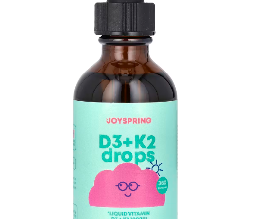 JoySpring, Витамин D для детей, 60 мл (2 жидк. Унции)