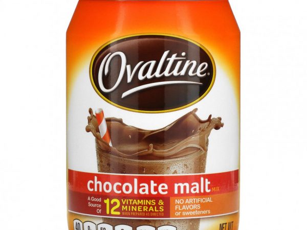 Ovaltine, Шоколадно-солодовая смесь, 12 унций (340 г)