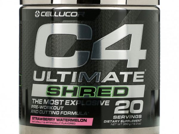 Cellucor, C4 Ultimate Shred, перед тренировкой, клубника и арбуз, 350 г (12,3 унции)