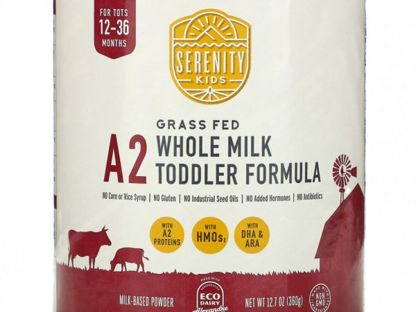 Serenity Kids, A2, смесь для малышей из цельного молока, от 12 до 36 месяцев, 360 г (12,7 унции)