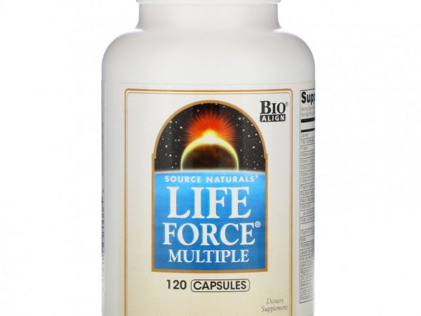Source Naturals, Мультивитамины Life Force, 120 капсул