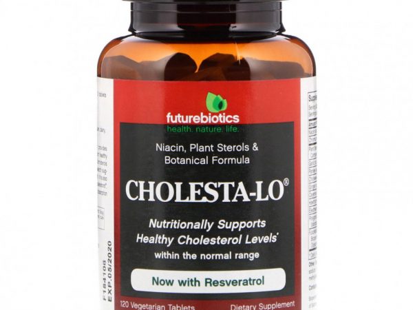 FutureBiotics, Cholesta-Lo With Garlic & Niacin, 120 Tablets