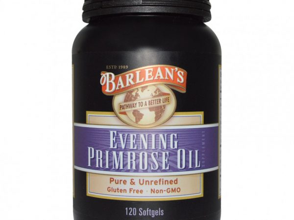 Barlean's, масло примулы вечерней, 120 капсул