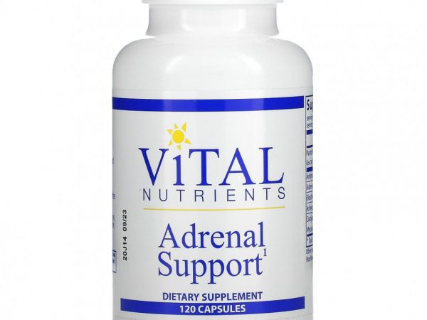 Vital Nutrients, Поддержка надпочечников, 120 капсул