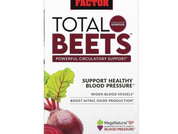 Force Factor, Total Beets, эффективная поддержка кровообращения, 120 таблеток