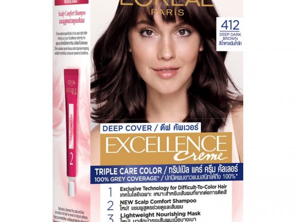L'Oreal Paris Excellence Creme Deep Cover No.412 Deep Dark Brown