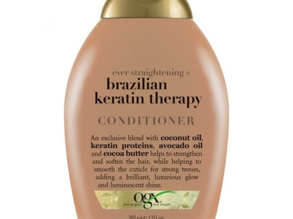 OGX Ever Straightening + Brazilian Keratin Therapy Conditioner 385 Ml.