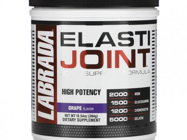 Labrada Nutrition, ElastiJoint, формула для поддержки суставов со вкусом винограда, 384 г (13,54 унции)