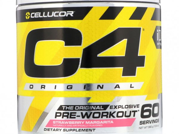 Cellucor, C4 Original Explosive, предтренировочный комплекс, со вкусом «Клубничная маргарита», 390 г (13,8 унций)