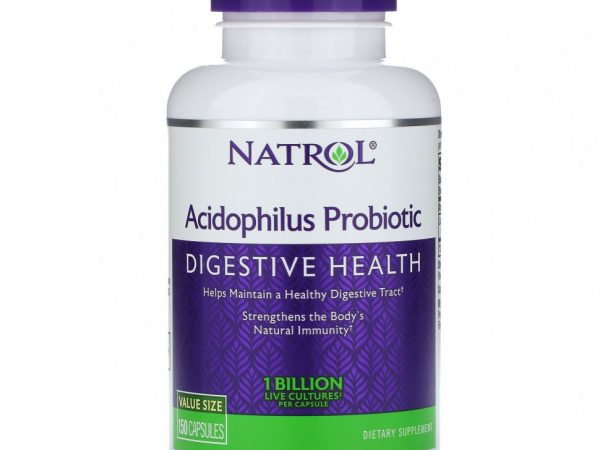 Natrol, Пробиотик Acidophilus , 1 млрд., 150 капсул
