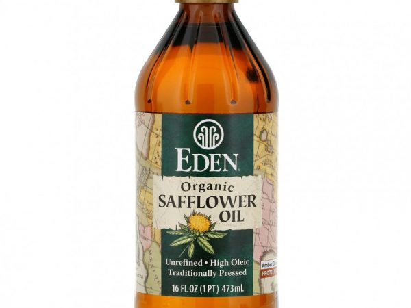 Eden Foods, Органическое сафлоровое масло, нерафинированное, 16 жидких унций (473 мл)